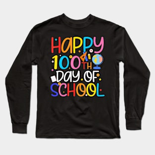 100 Days Of School Teacher And Student Long Sleeve T-Shirt